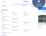 Show Price History On Detail Page